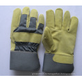 Свинья Сплит Акриловые свайные кожаные зимние перчатки (3519)
